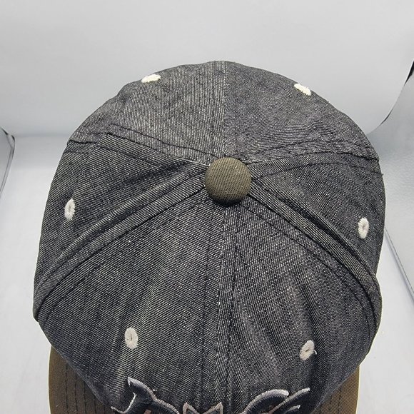 Neff Hat Adults Adjustable Snapback Gray Black Embroidered Logo Baseball Cap - Picture 6 of 9